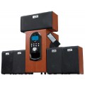  Genius SW-HF5.1 6000, Maple Wooden, 200W, RC, LCD